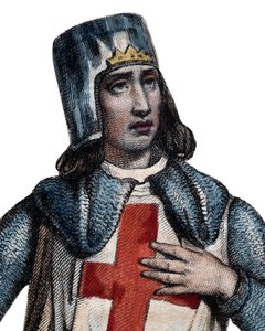 Porträt von Geoffrey von Villehardouin (1150-1228), französischer Historiker und Ritter
