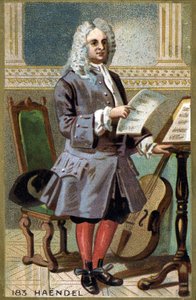 Porträt von Georg Friedrich Händel von French School