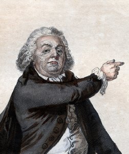 Porträt von Honore Gabriel Riqueti, comte de Mirabeau (1749-1791), französischer Politiker und Revolutionär