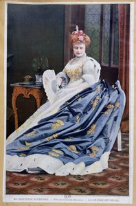 Porträt von Hortense Schneider in der Rolle der Großherzogin in La Grande Duchesse de Gerolstein von Jacques Offenbach, ca. 1867