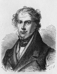 Porträt von J. B. Biot (1774 - 1862), französischer Physiker - im „Album der Wissenschaft; berühmte Wissenschaftler; Große Entdeckungen“ 1896.