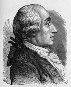 Porträt von Jacques Alexandre César Charles (1746 - 1823), französischer Physiker - im „Album der Wissenschaft; berühmte Wissenschaftler; Große Entdeckungen“ 1896. von French School