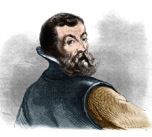 Porträt von Jacques Cartier (1491-1557), französischer Navigator und Entdecker. von French School