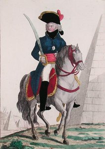 Porträt von Jean Baptiste Kleber an den Pyramiden, späte 18. Jahrhundert