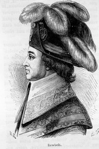 Porträt von Jean François Rewbell (oder Reubell), französischer Politiker (1747 - 1807) - in „L