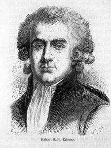 Porträt von Jean Paul Rabaut St Etienne, französischer Politiker (1743-1793) - in „L