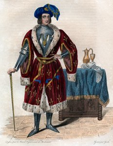 Porträt von Johann von Orléans, Graf von Dunois (Bastard von Orléans) (1402-1468) von French School