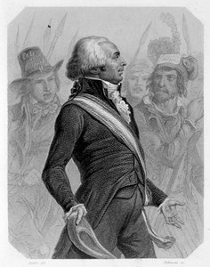 Porträt von Jérôme Pétion de Villeneuve, französischer Politiker. In „L