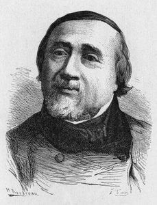 Porträt von Jules Francois Dupuis Delcourt (1802-1864), französischer Aeronaut - in „Album der Wissenschaft; berühmte Wissenschaftler; Große Entdeckungen“ 1896 von French School