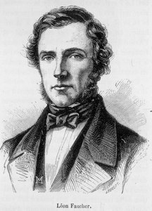 Porträt von Leon Faucher von French School