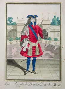 Porträt von Louis Auguste de Bourbon, Herzog von Maine von French School