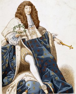 Porträt von Ludwig XIV., jung. von French School