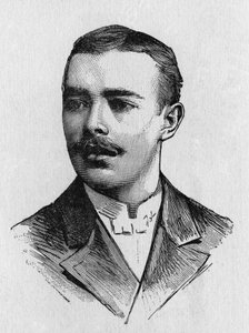 Porträt von Mangot, französischer Aeronaut - in „Album der Wissenschaft; berühmte Wissenschaftler; Große Entdeckungen“ 1896 von French School