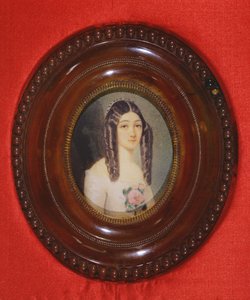Porträt von Marie Duplessis (1824-1847) auch bekannt als La Dame aux Camelias, 1847