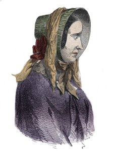 Porträt von Marie Fortunee Capelle, Marie Lafarge (Madame) (1816-1852) französische Kriminelle - Gravur in „Causes celebres de tous les peuples“ von Armand Fouquier (1817-18?) 1858-1867 - private Sammlung