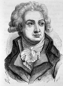 Porträt von Marie Jean Herault de Sechelles (1759-1794), französischer Politiker - in „Die Geschichte Frankreichs“ von Henri Martin