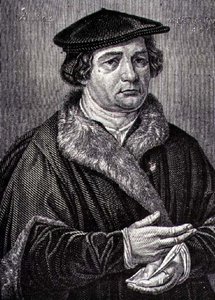 Porträt von Martin Luther (1483-1546) deutscher Reformator