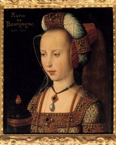 Porträt von Maria von Burgund (1457-1482), Herzogin und Gräfin von Burgund von French School