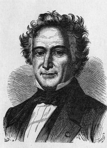 Porträt von Michel Eugène Chevreul (1786-1889), französischer Chemiker - in „Album der Wissenschaft; berühmte Wissenschaftler; Große Entdeckungen“ 1896 von French School