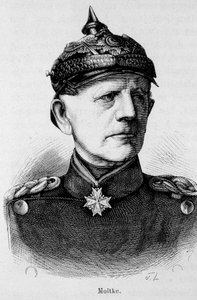 Porträt von Moltke, deutscher Feldmarschall (1800-1891) - in „L
