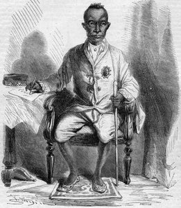 Porträt von Mongkut (Rama IV oder Phrachomklao) (1804-1868), König von Siam (heute Thailand). Gravur in „Le Monde Illustré“ Nr. 222 vom 13. Juli 1861.