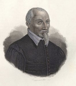 Porträt von Olivier de Serres (1539-1619), französischer Agronom. in „Porträts der nützlichen Männer“