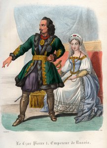 Porträt von Peter dem Großen (Pierre Ier Le Grand) (1672-1725), russischer Zar