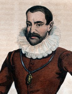 Porträt von Philippe Duplessis Mornay (1549-1623), Seigneur du Plessis Marly, französischer protestantischer Schriftsteller von French School