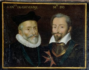 Porträt von Philippe Hurault (1528-99) Graf von Cheverny und François (1535-94) Marquis von O, 1617-38