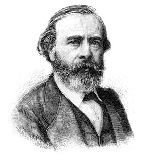 Porträt von Pierre Édouard (Pierre-Édouard) Frère (1819-1886), französischer Maler. Gravur in „Le Monde Illustré“, 5. Juni