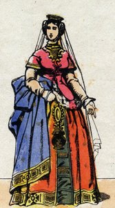 Porträt von Königin Johanna von Évreux (1307-1371).