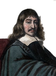 Porträt von Rene Descartes von French School