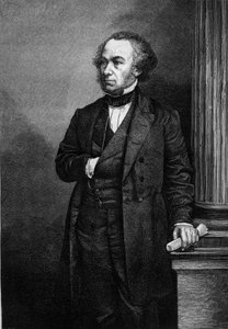 Porträt von Richard Cobden (1804-1865), englischer Industrieller und Politiker. Gravur in 
