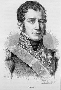 Porträt von Savary, Herzog von Rovigo (1808), französischer General und Politiker (1774-1833) - in „L