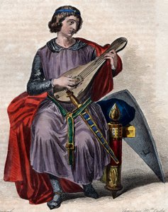 Porträt von Theobald I (1201-1253), Graf von Champagne (als Theobald IV) und König von Navarra ab 1234