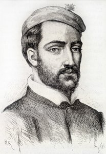 Porträt von Théodore Géricault, französischer Maler (1791 - 1824) - in „L
