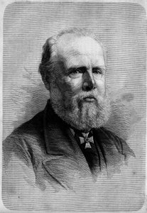Porträt von Wilhelm III. (1817-1890), König der Niederlande. Gravur in „Le Monde Illustré“ Nr. 1139 vom 25. Januar