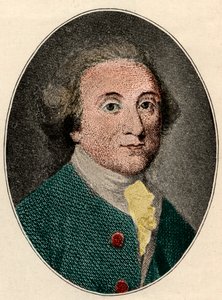 Porträt von William Whitehead (englischer Dichter) (1715-1785) von French School