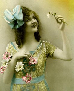Porträt einer Frau, ca. 1898 von French School