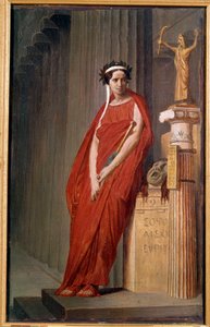 Porträt der Komödiantin Elisabeth Felix, genannt Mademoiselle Rachel
