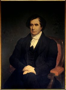 Porträt des Physikers François Arago, Astronom und Politiker, Minister der Marine und des Krieges im Jahr 1848 von French School