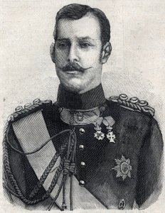 Porträt des Kronprinzen von Griechenland (der später Georg I. von Griechenland wurde) von French School
