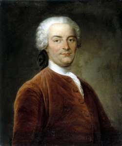 Porträt des französischen Romanciers und Moralisten Charles Pinot Duclos (1704-1772), Bürgermeister von Dinan. Gemälde des 18. Jahrhunderts im Museum von Dinan von French School
