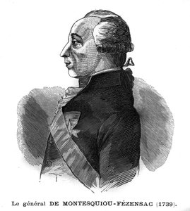Porträt des Marquis Anne Pierre Comte de Montesquiou Fezensac.