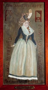 Porträt der Prinzessin von Lamballe (1749-1792) (Marie-Thérèse Louise de Savoie-Carignan) gemalt von einem ihrer Mörder. 1792 Paris, Präfektur der Polizei von French School