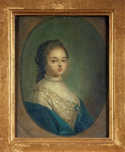 Porträt der Schriftstellerin Madeleine de Scudery