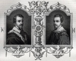 Porträts von Horace (Orazio 1531-1553) und Octave Farnese (Ottavio)