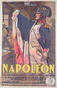 Plakat für den Film Napoleon, geschrieben von Abel Gance