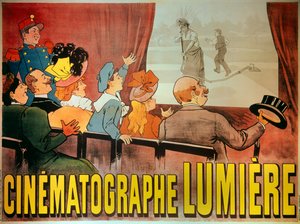 Plakat für den Kinematographen der Brüder Lumière: „L
