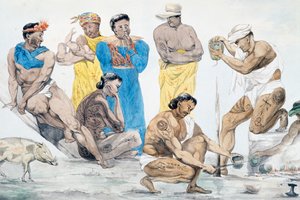 Mahlzeitvorbereitung in Tahiti, 20. Mai